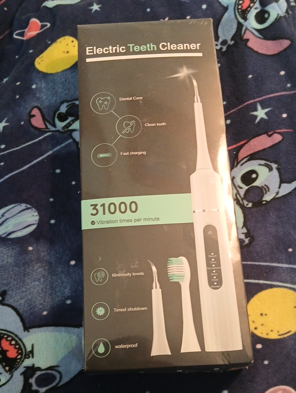 Electric Teeth Cleaner – White Oral Care Device Model: LC-H161 NWT